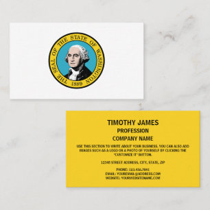 Washingtonisches Siegel, Siegel von Washington Visitenkarte