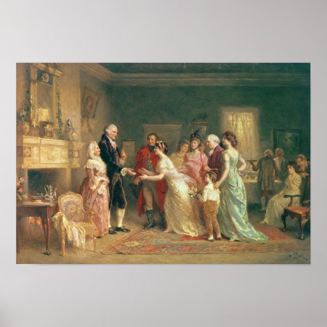 Washington's Geburtstag, 1798 Poster (Vorne)