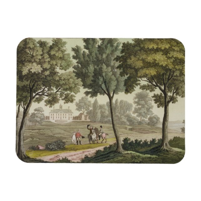 Washingtons Haus auf dem Mount Vernon, von 'Le Cos Magnet (Horizontal)