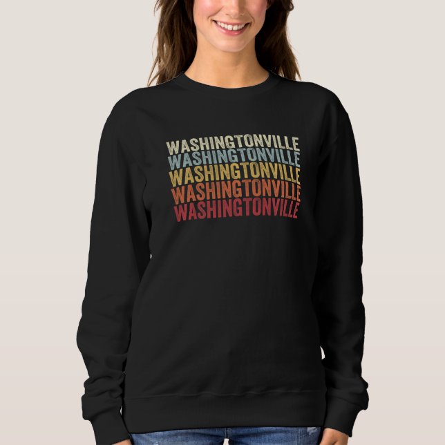Washingtonville New York Washingtonville NY Retro  Sweatshirt (Vorderseite)
