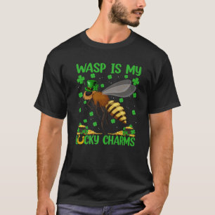 Wasp ist mein glücklicher Charme Wasp St. Patrick' T-Shirt