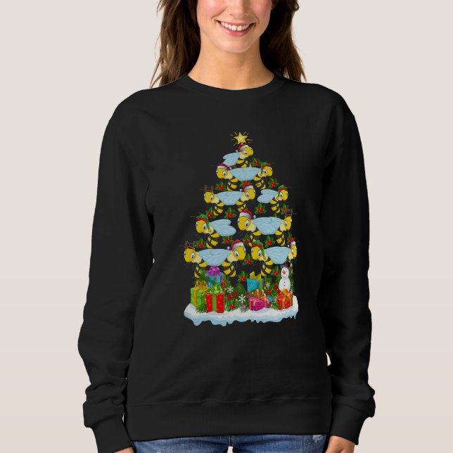 Wasp  Xmas Holiday  Wasp Christmas Tree Sweatshirt (Vorderseite)