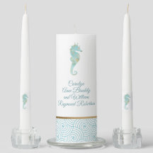 Wassa und Gold Seepferd Hochzeit
