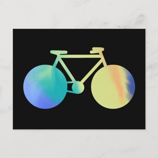 Wassarella-Fahrrad Postkarte (Vorderseite)