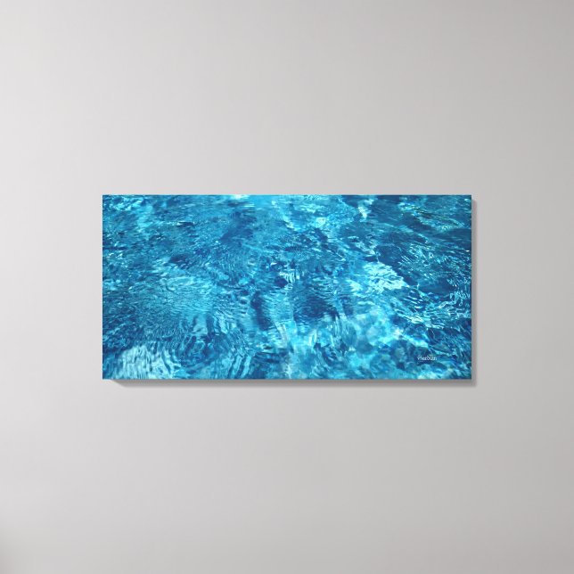 Wasser 32×16 Leinwanddruck (Vorderseite)
