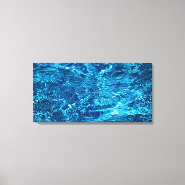 Wasser 32×16 Leinwanddruck (Vorderseite)