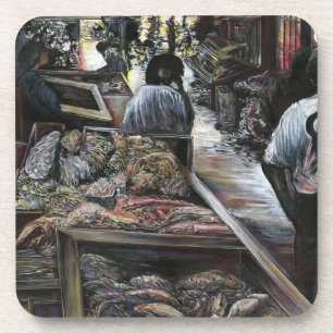 Wasser, aber geküsst mit Wüstenwind, Jerusalem Untersetzer