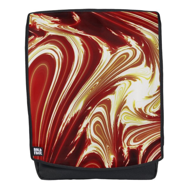 WASSER ABSTRAKT RUCKSACK (Vorderseite)