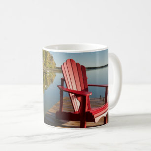 Wasser Adirondack-Vorsitz am See Kaffeetasse