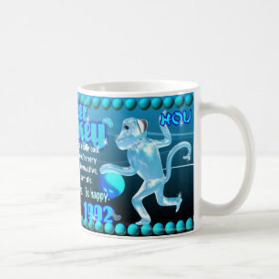 Wasser-Affe geborenes 1932 1992 Kaffeetasse