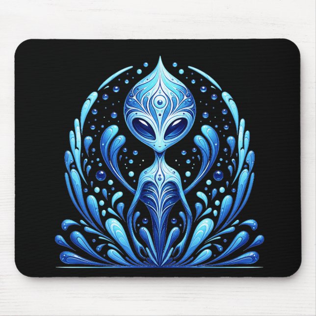 Wasser Alien Mousepad (Vorne)