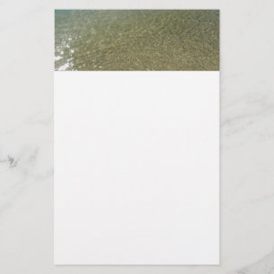 Wasser am Strand I Abstrakt Naturfotografie Briefpapier