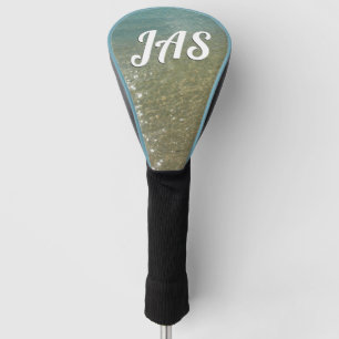 Wasser am Strand I Abstrakt Naturfotografie Golf Headcover