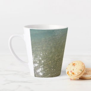 Wasser am Strand I Abstrakt Naturfotografie Milchtasse