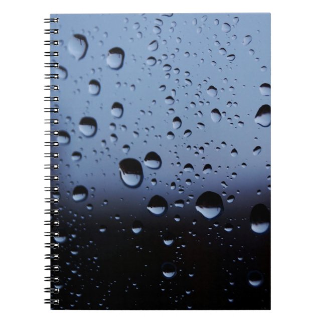 Wasser auf Spiegelfotografie nah Notizblock (Vorderseite)