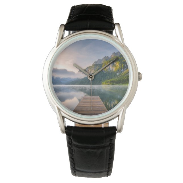 Wasser | Azuralsee, Österreich Armbanduhr (Vorderseite)