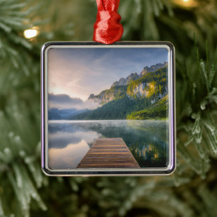 Wasser Azuralsee, Österreich Ornament Aus Metall