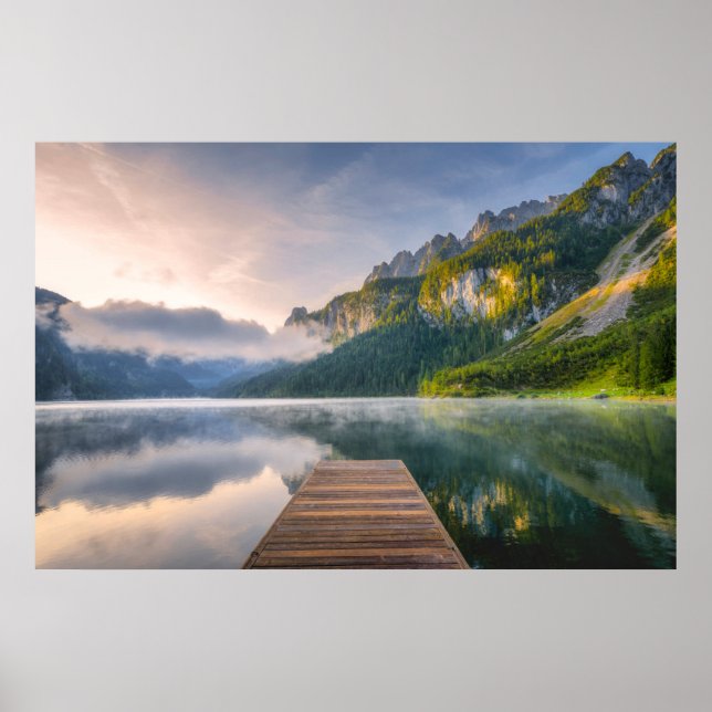 Wasser | Azuralsee, Österreich Poster (Vorne)