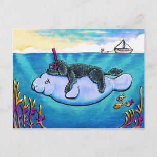 Wasser Babys Postkarte