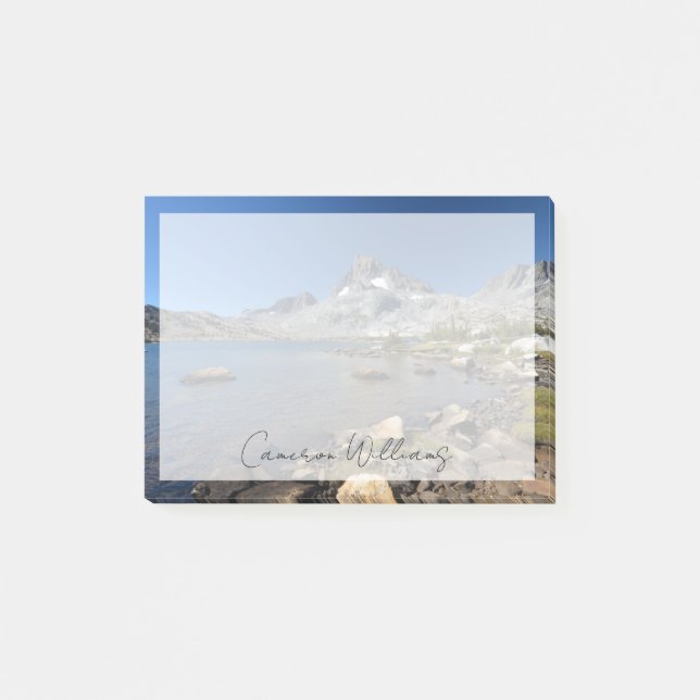 Wasser | Banner Peak Thousand Island Lake Post-it Klebezettel (Vorderseite)