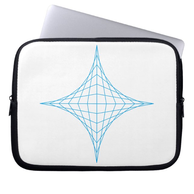 Wasser (blau) laptopschutzhülle (Vorderseite)