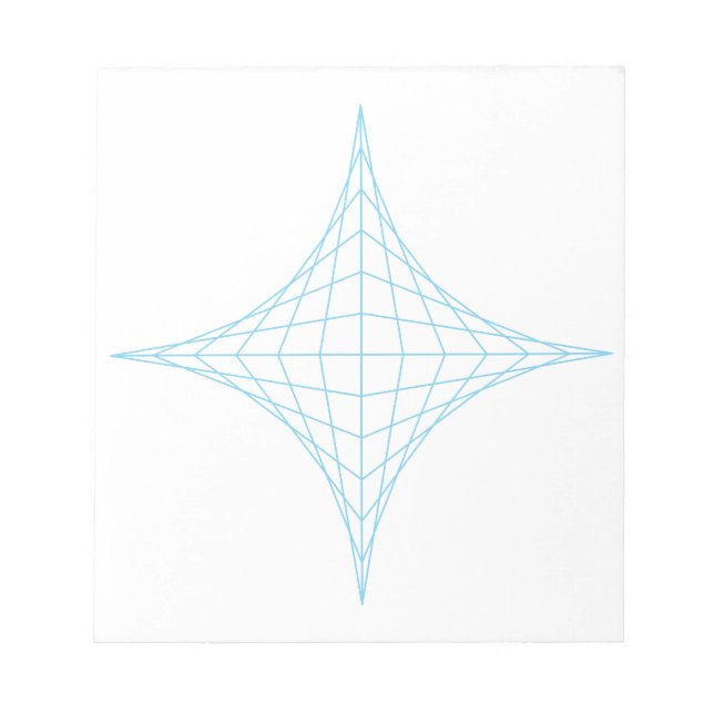 Wasser (blau) notizblock (Vorderseite)