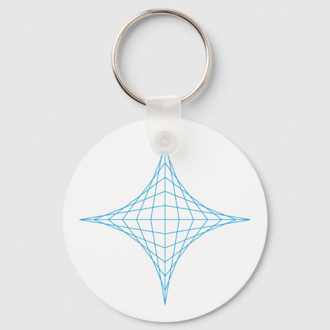 Wasser (blau) schlüsselanhänger (Vorderseite)