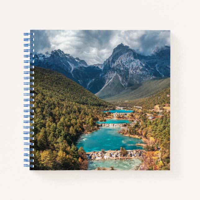 Wasser | Blue Moon Lake, China Notizbuch (Vorderseite)