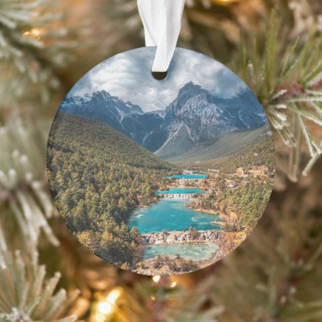 Wasser | Blue Moon Lake, China Ornament (Baum)