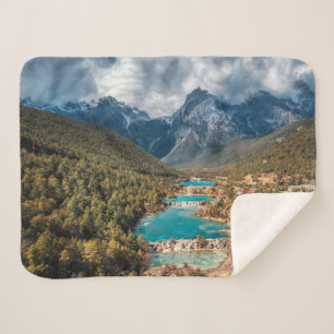 Wasser   Blue Moon Lake, China Sherpadecke