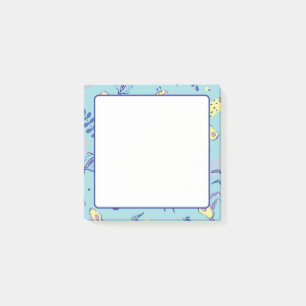 Wasser Blumenmuster Alltag Post-it Notes Klebezettel