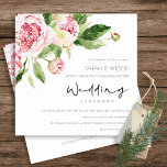 WASSER BLUSH PEONY FLORAL BUNCH WATERCOLOR WEDD EINLADUNG<br><div class="desc">Wenn Sie weitere Anpassungen benötigen,  schreiben Sie mir bitte an yellowfebstudio@gmail.com.</div>