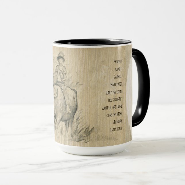 Wasser Buffalo Chinesisch OX-Jahr Geburtstag Persö Tasse (VorderseiteRechts)