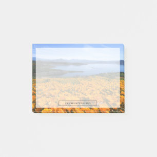 Wasser   California Lake with Golden Poppies Post-it Klebezettel