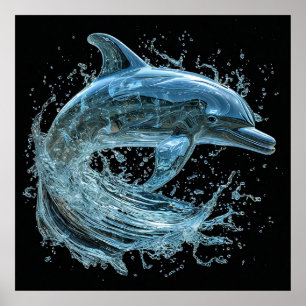 🐬 Wasser Delphin Kunst Ozean Dekoration Geschenk 