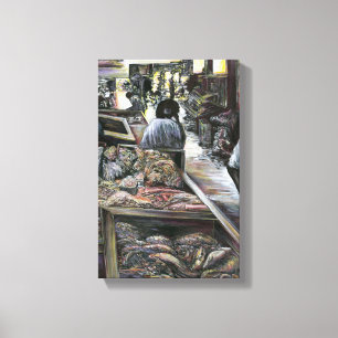 Wasser, doch mit Wüstenwind geküsst, Jerusalem Leinwanddruck