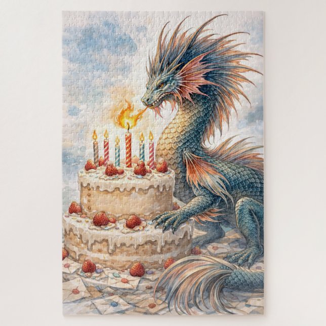 Wasser-Drache Geburtstag (Vertikal)