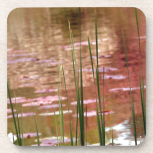 Wasser durch Schilf Untersetzer