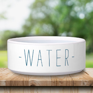 Wasser Einfache Hunde oder Katzen trinken Napf