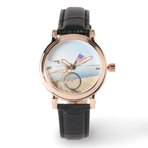 Wasser Fahrrad am See Armbanduhr