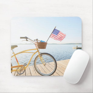 Wasser Fahrrad am See Mousepad