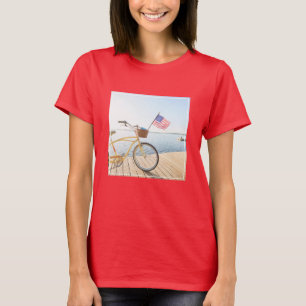 Wasser Fahrrad am See T-Shirt