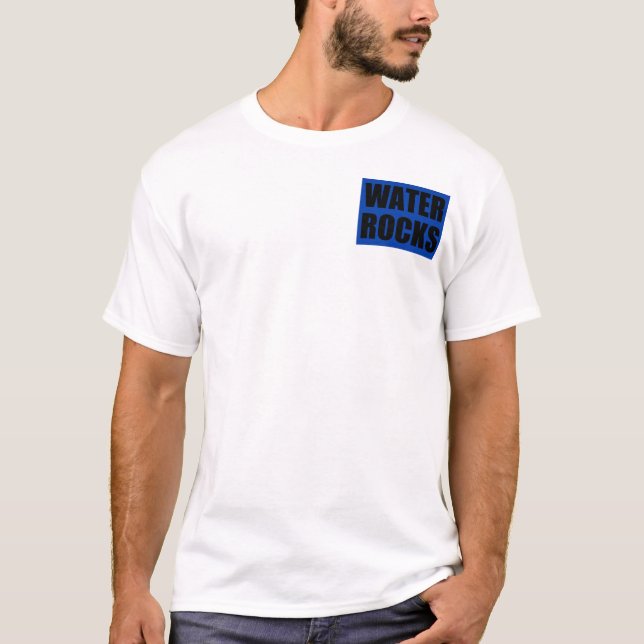 Wasser-Felsen T-Shirt (Vorderseite)