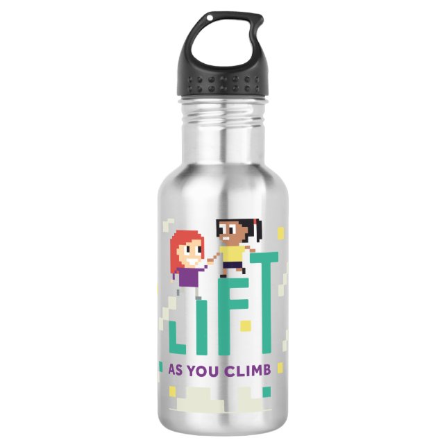 Wasser-Flasche des Mädchen-Aussenseiter-X Edelstahlflasche (Vorderseite)