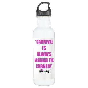 Wasser Flasche-Karneval ist immer um die Ecke Trinkflasche