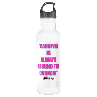 Wasser Flasche-Karneval ist immer um die Ecke Trinkflasche
