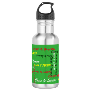 Wasser-Flasche, sauber und ruhig, Grün Trinkflasche