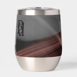 Wasser Flasche Trend Abstrakt Art Schwarz-weißes P