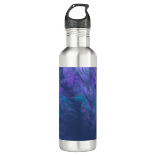 Wasser-Flaschen-transparentes blaues Edelstahlflasche