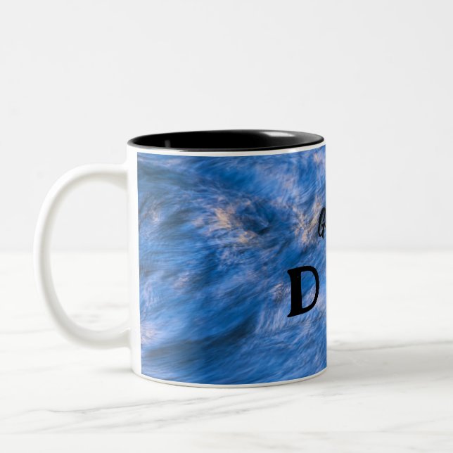 Wasser fließen zweifarbige tasse (Links)